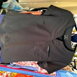 Jaanu black scrub top